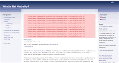 Desktop Screenshot of netneutrality.koumbit.org