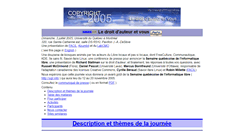 Desktop Screenshot of copyright2005.koumbit.org