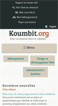 Mobile Screenshot of koumbit.org